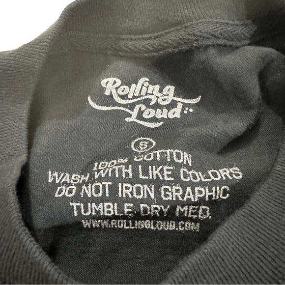 Rolling Loud 2022 Miami Concert Ye Future Kendrick Lamar Black T-Shirt Sz Small - Picture 11 of 13